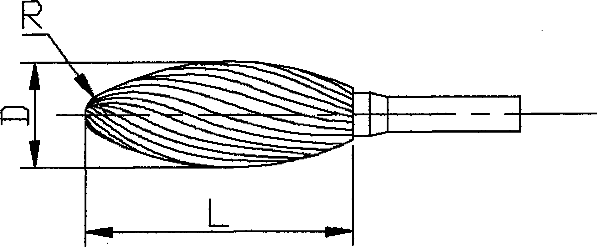 一种旋转锉刀的加工控制方法及其系统