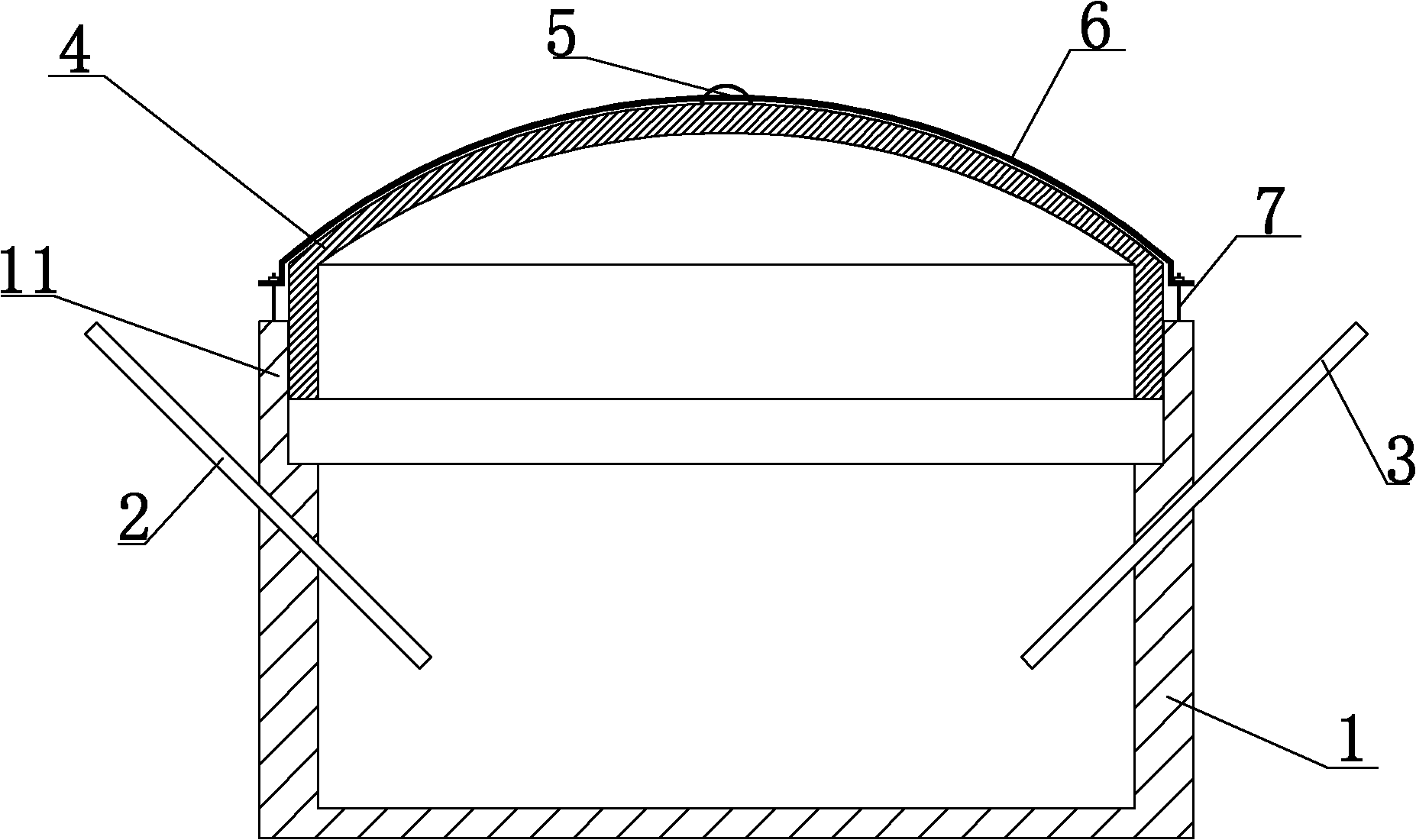 浮罩式沼气发酵池