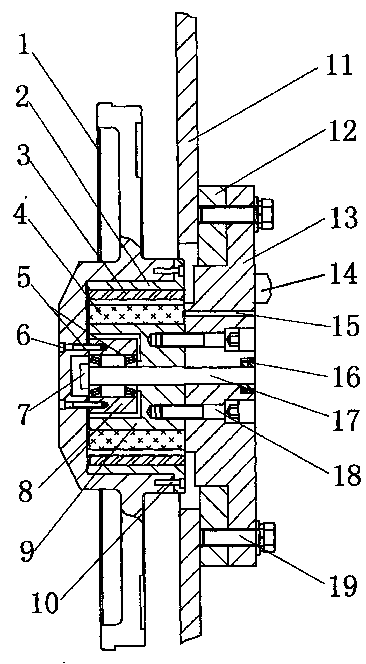 一种金属带锯床主传动装置