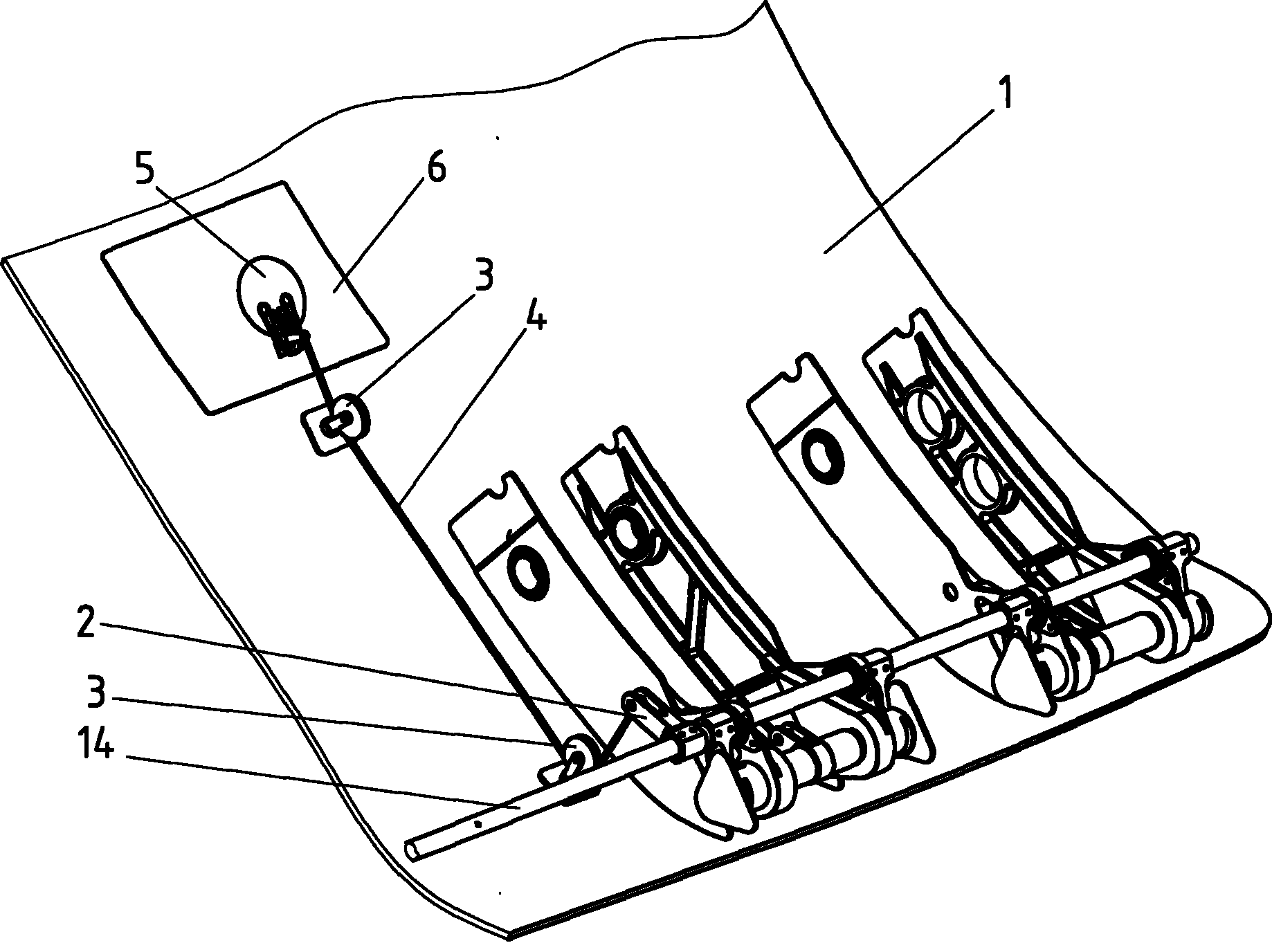 一种飞机舱门柔性释压机构