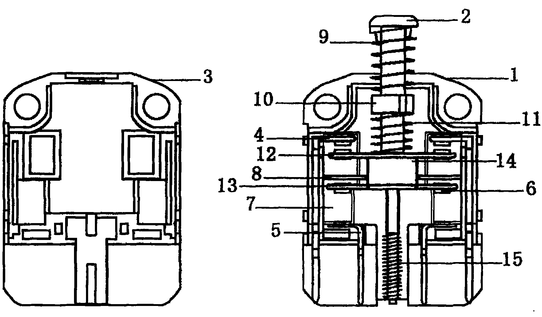 基于永久磁铁磁吹效应的行程开关