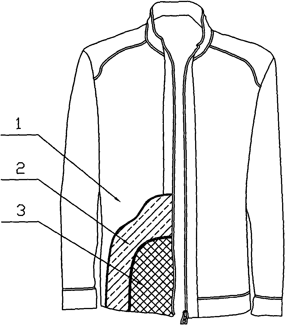 一种蚕丝保暖皮装
