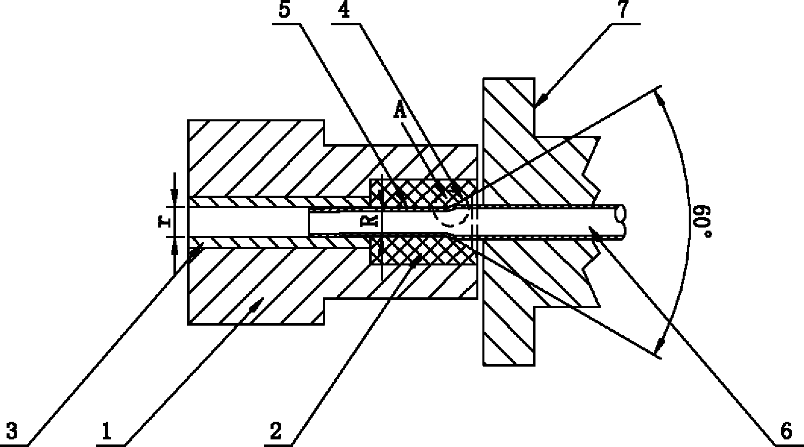 cn102139330a_新型的用于管件缩口加工的凹模结构失效