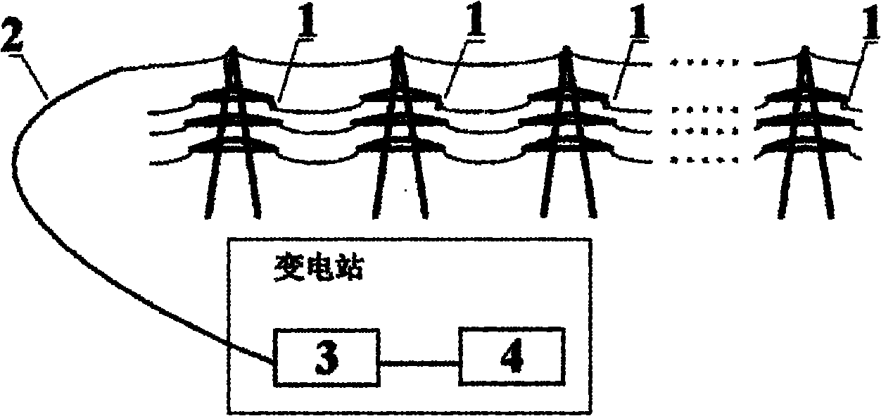 一種輸電線路舞動在線監測系統