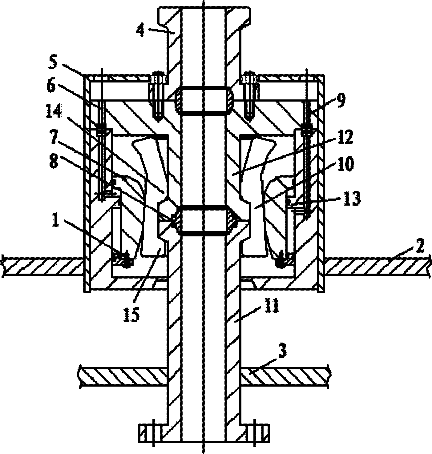 深水管线用液压连接装置