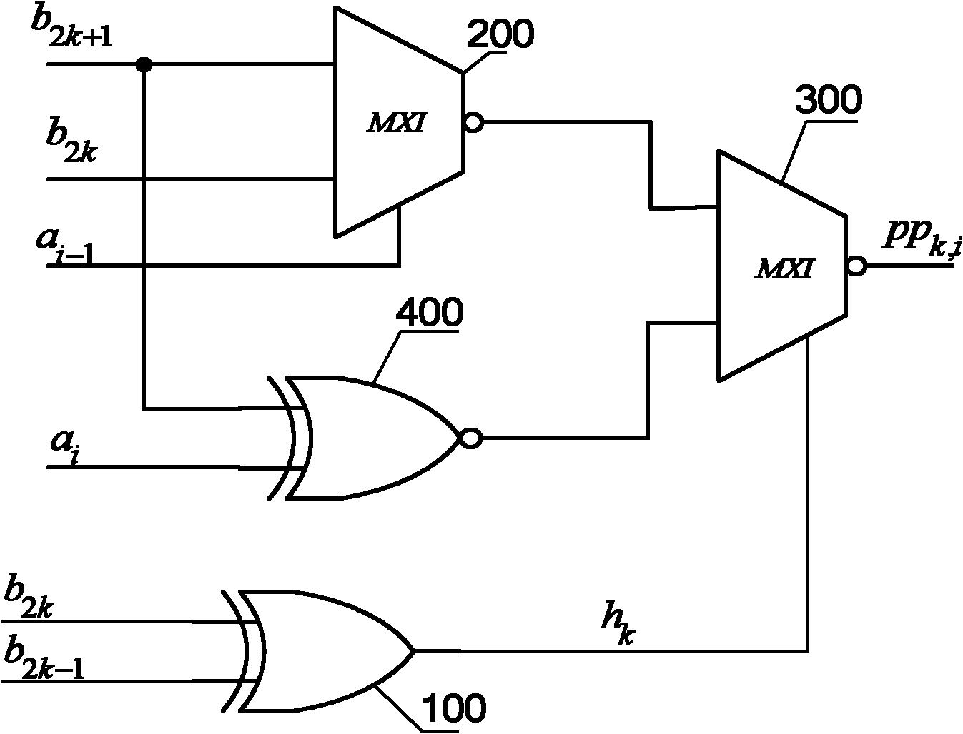 cn102184086a_一种booth编码器及乘法器失效