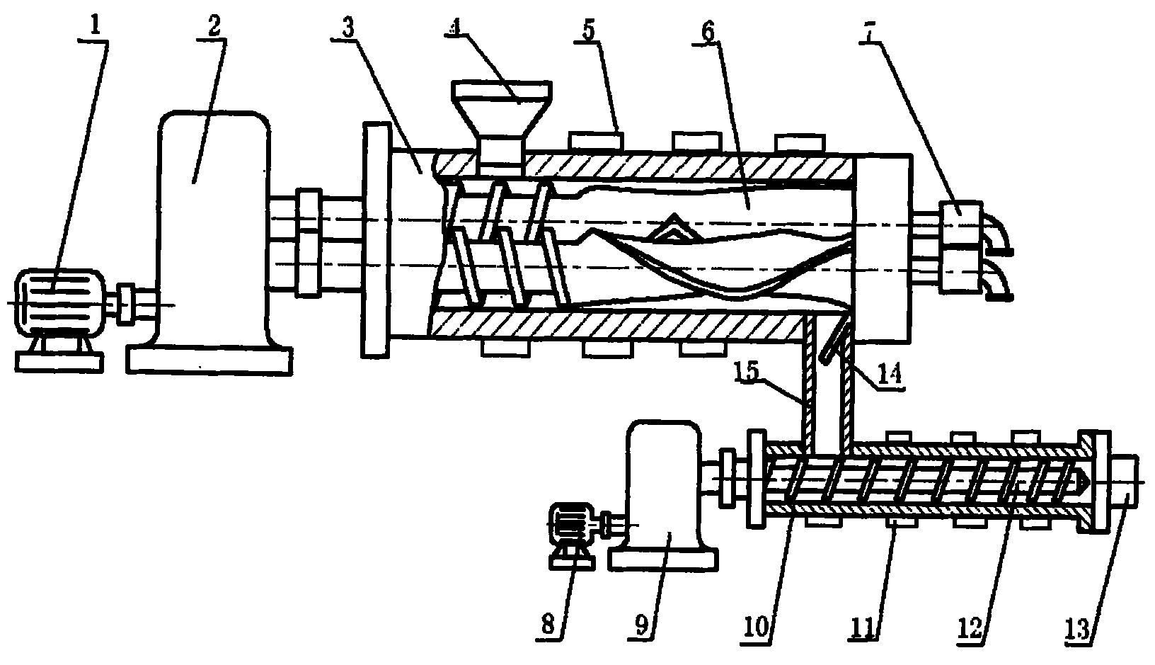 转子三角形排列的三转子连续混炼机组