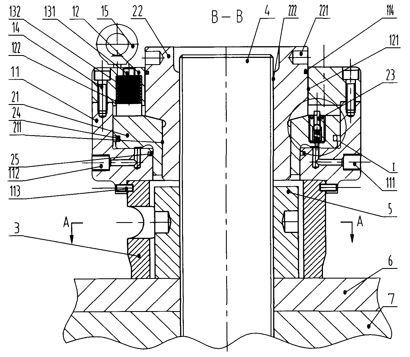 cn102267050a_一種自動復位螺栓液壓預緊裝置有效