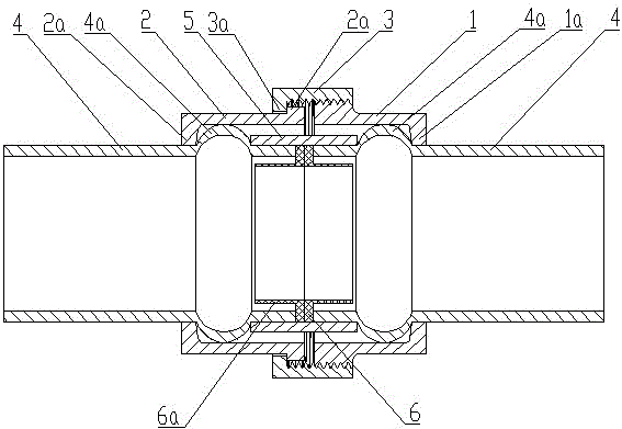 螺套式钢塑复合管内胀连接结构