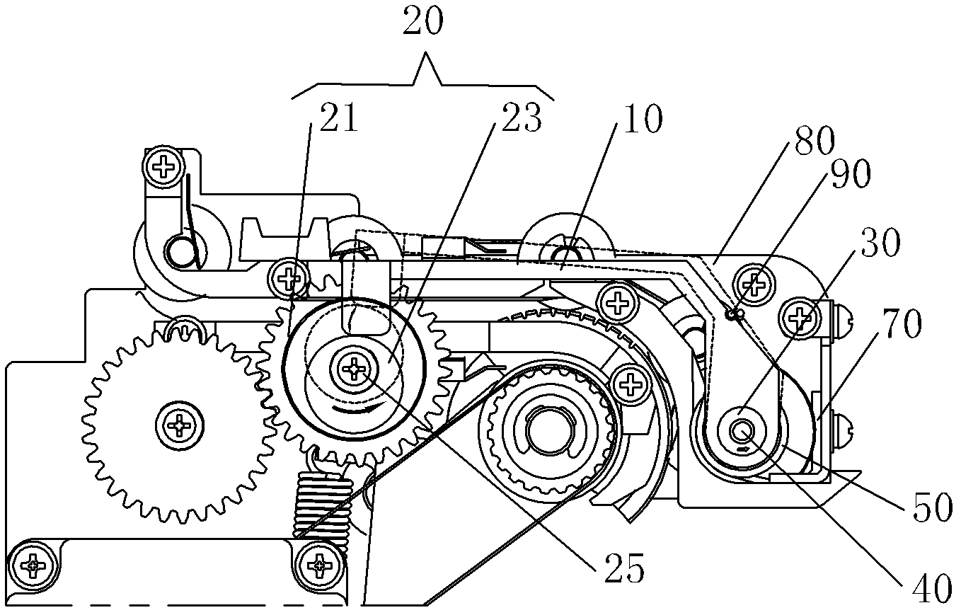 等角度单向旋转机构