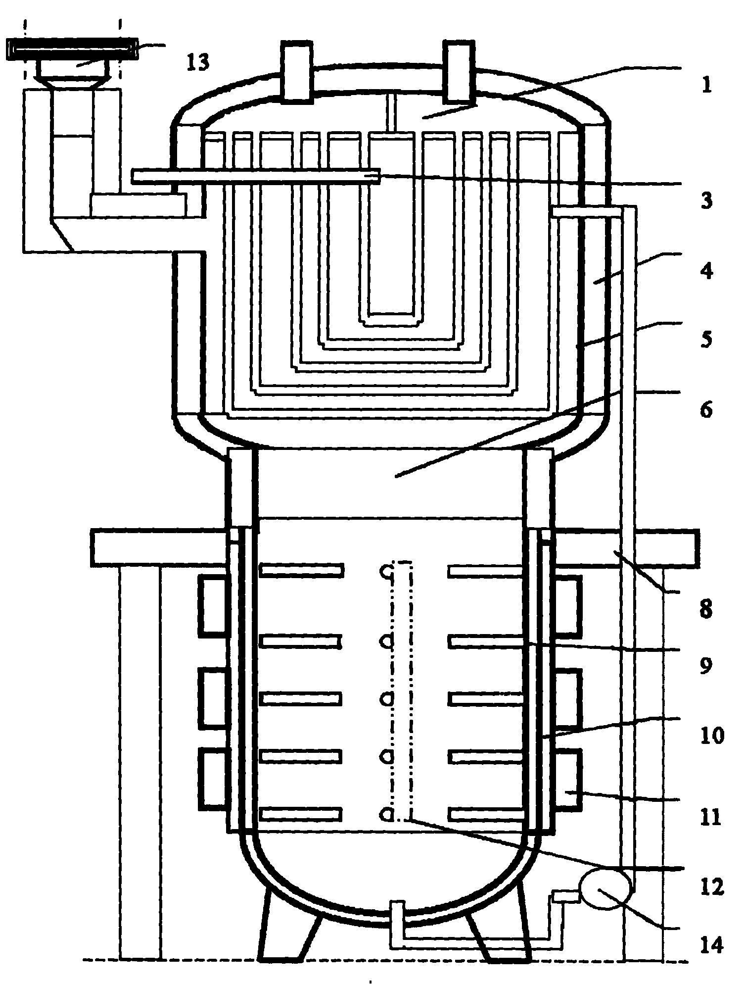 cn102353259a_电磁感应加热高温熔盐管式炉失效