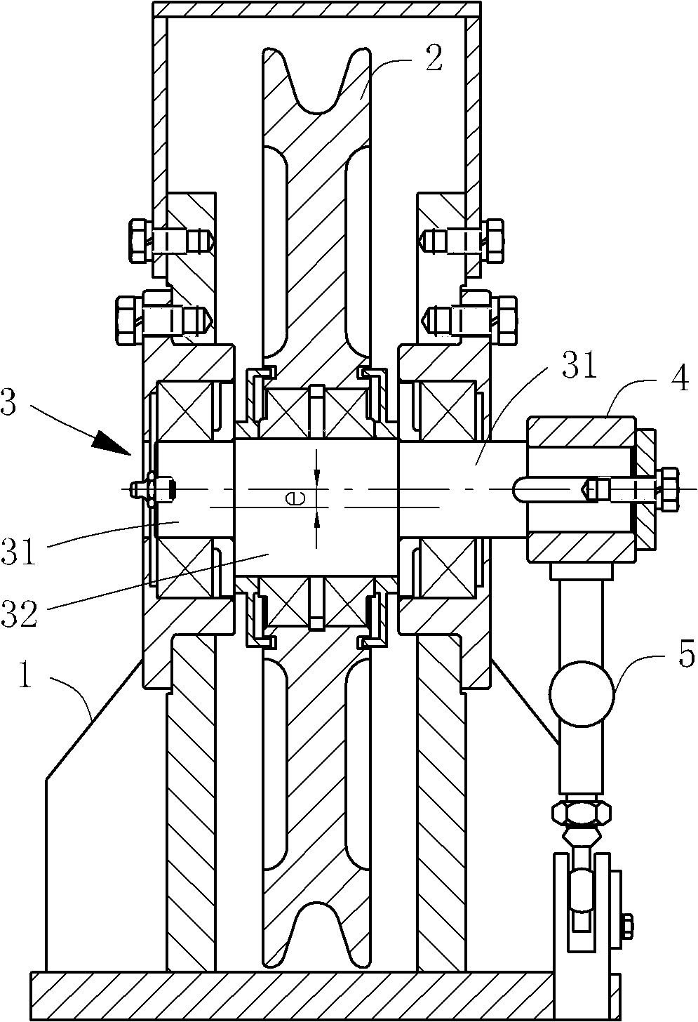 起重机定滑轮装置