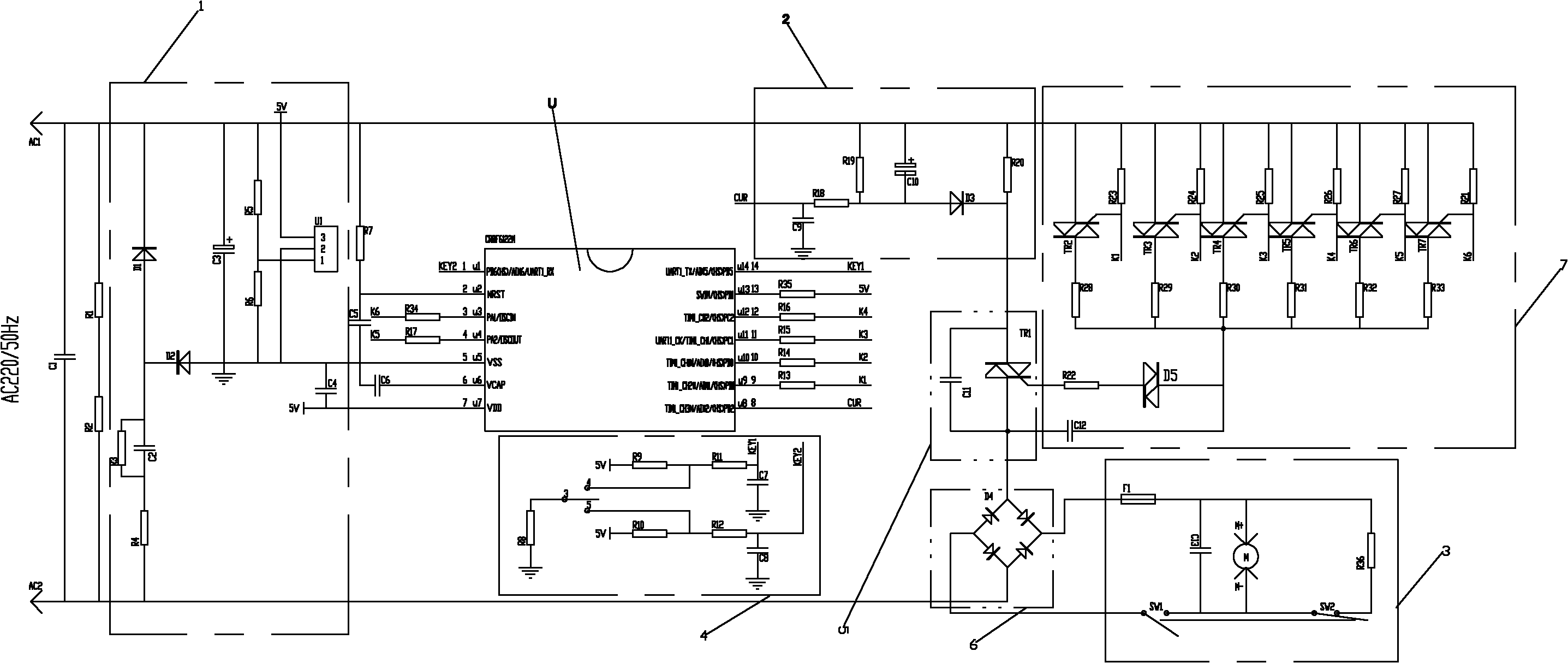 小型榨汁机电路图图片