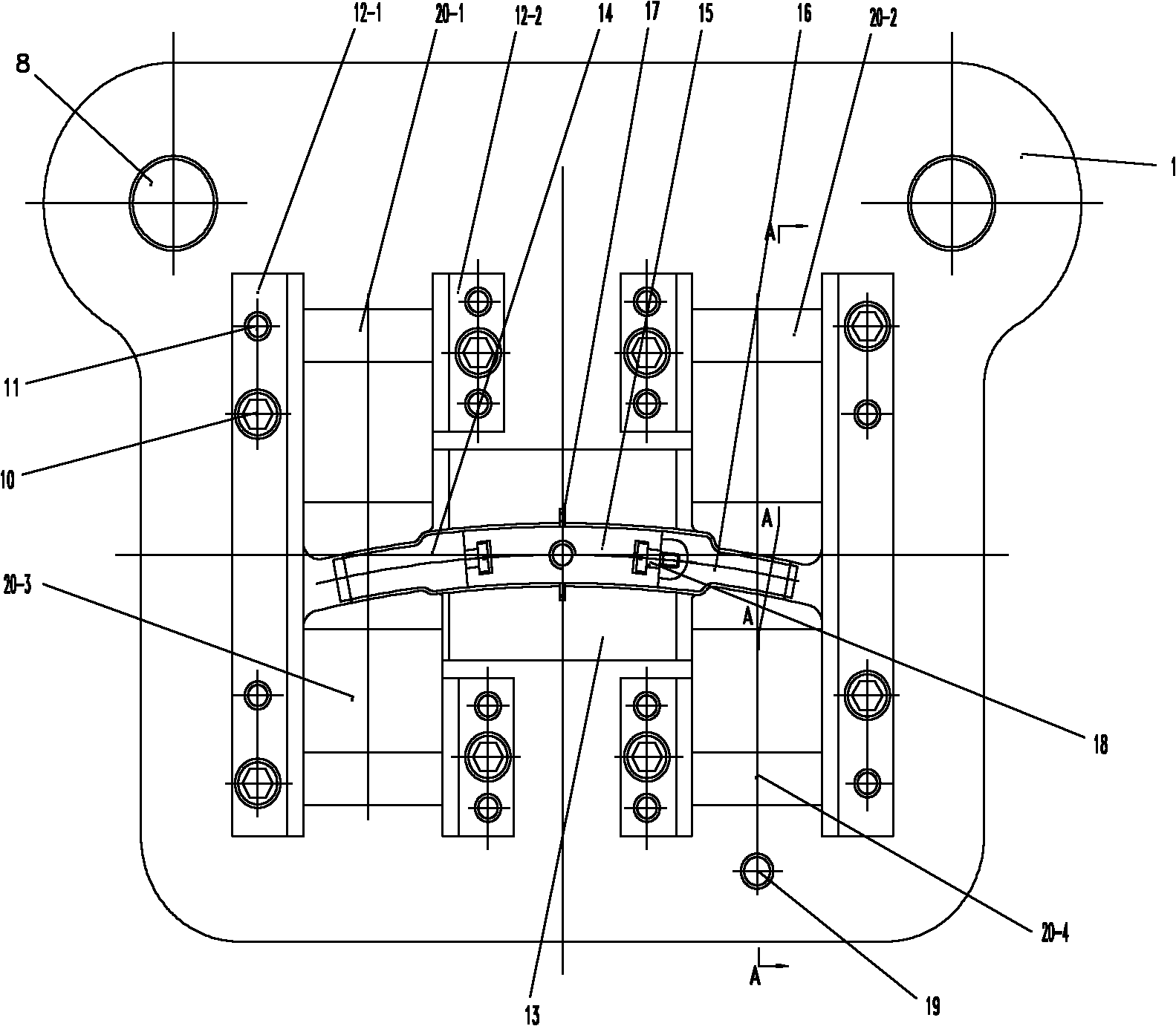 cn102513447a_一种u形件侧向收口模具有效