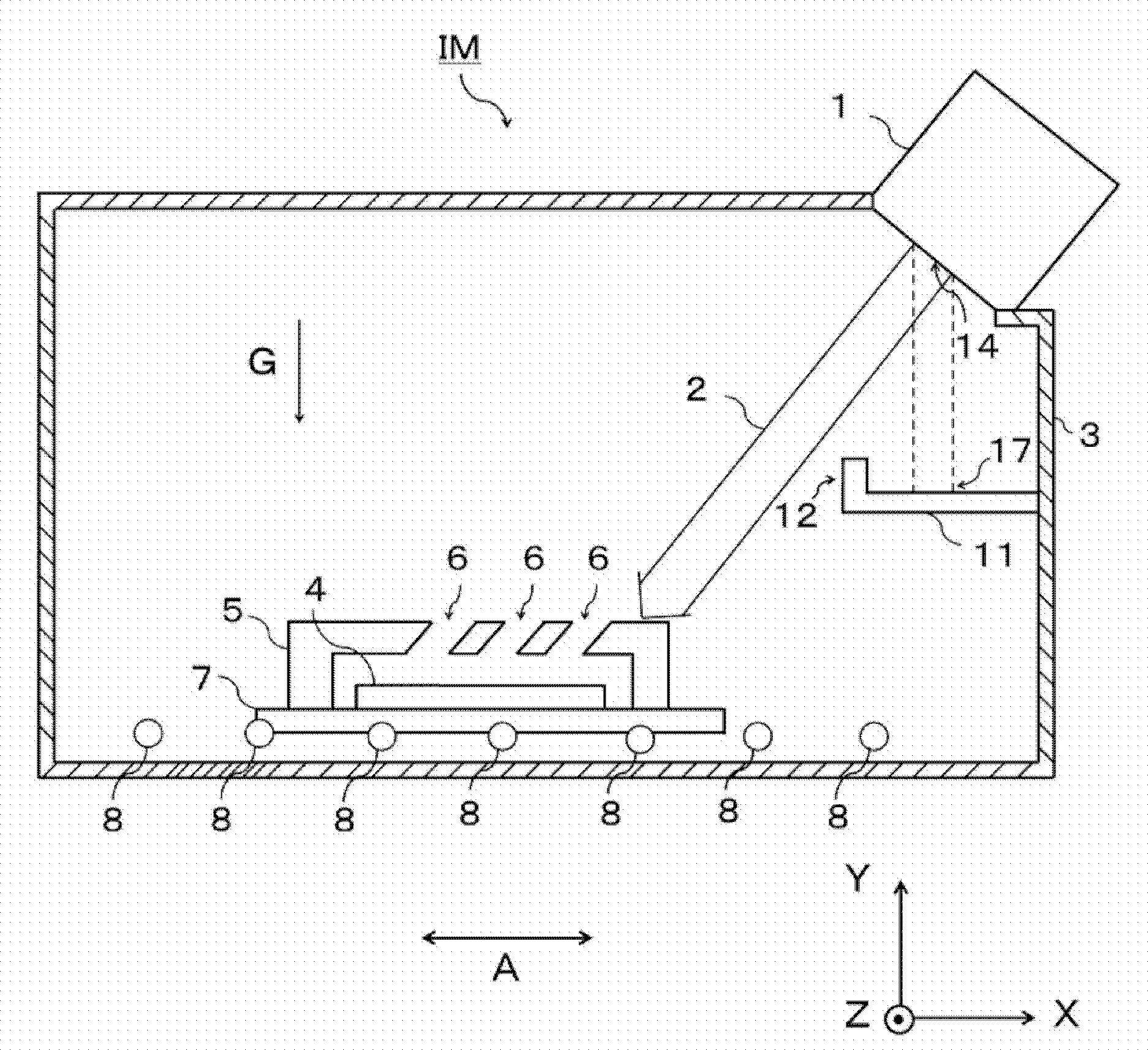 本发明提供一种离子注入装置,以廉价且简单的装置结构,能够防止离子源