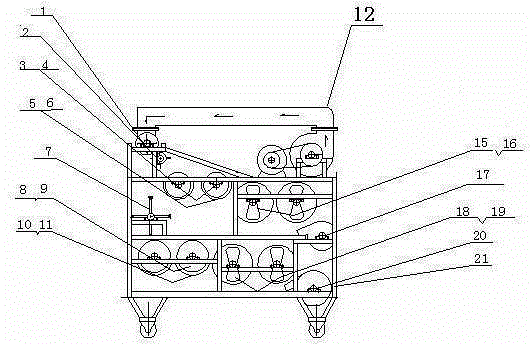 一种棉花剥壳清花机