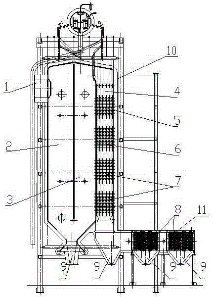 cn102748742a_一種立式,單鍋筒垃圾焚燒餘熱鍋爐失效