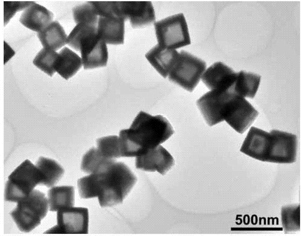 大量合成纳米氧化亚铜空心立方体结构的方法