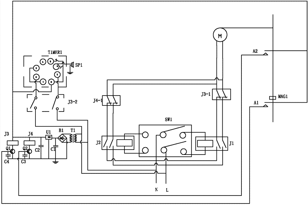 电池针刺测试控制电路及测试工装