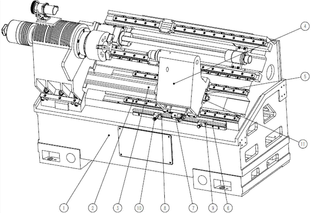 一种数控车床的新型尾座