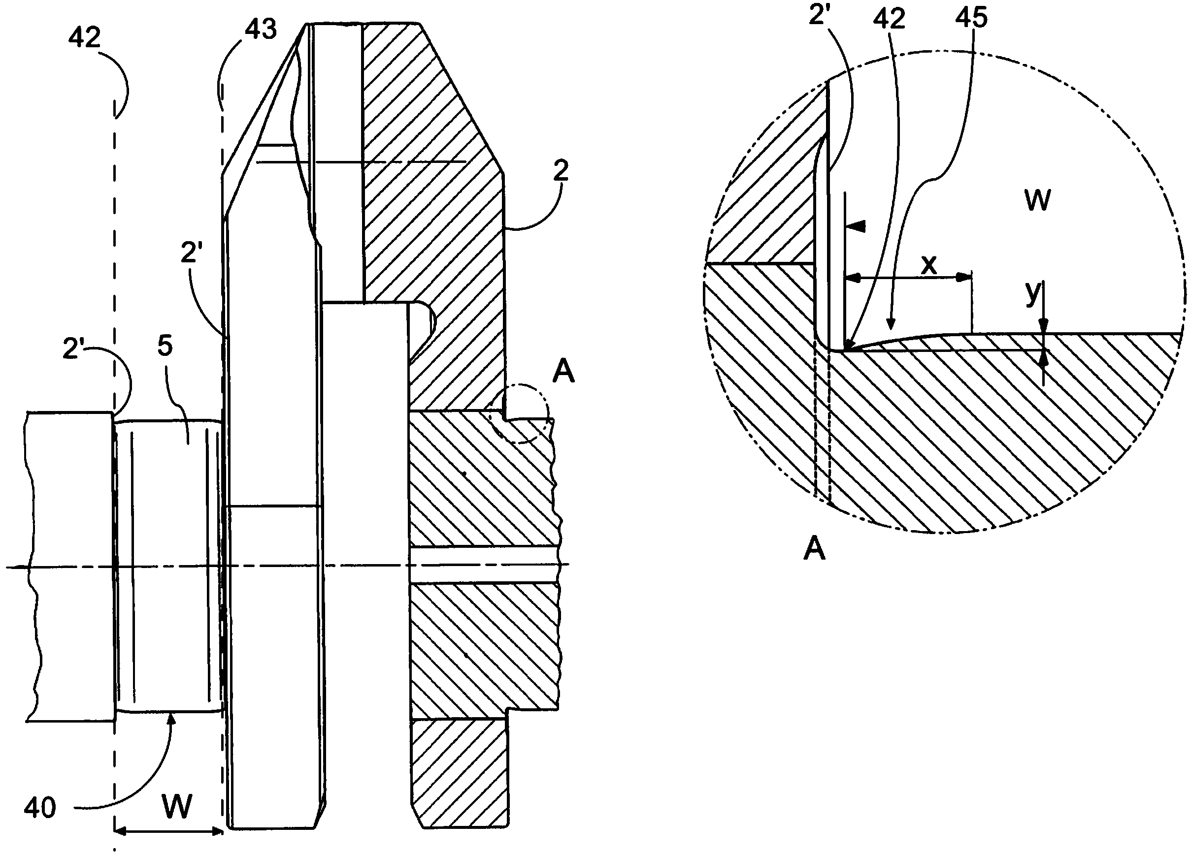 曲轴,轴承组件以及大型多缸体二冲程柴油机