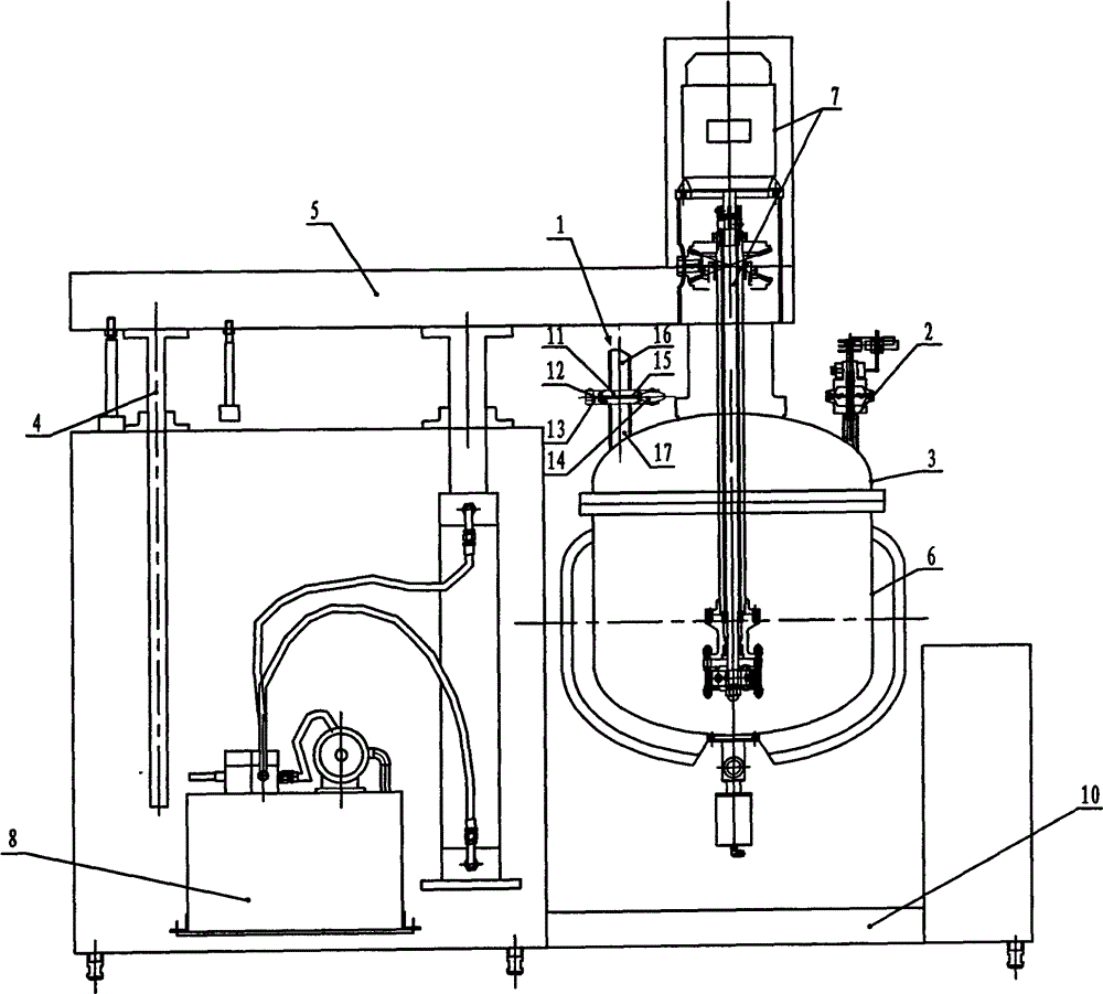 cn104147960a_管道接头快装式真空乳化机失效