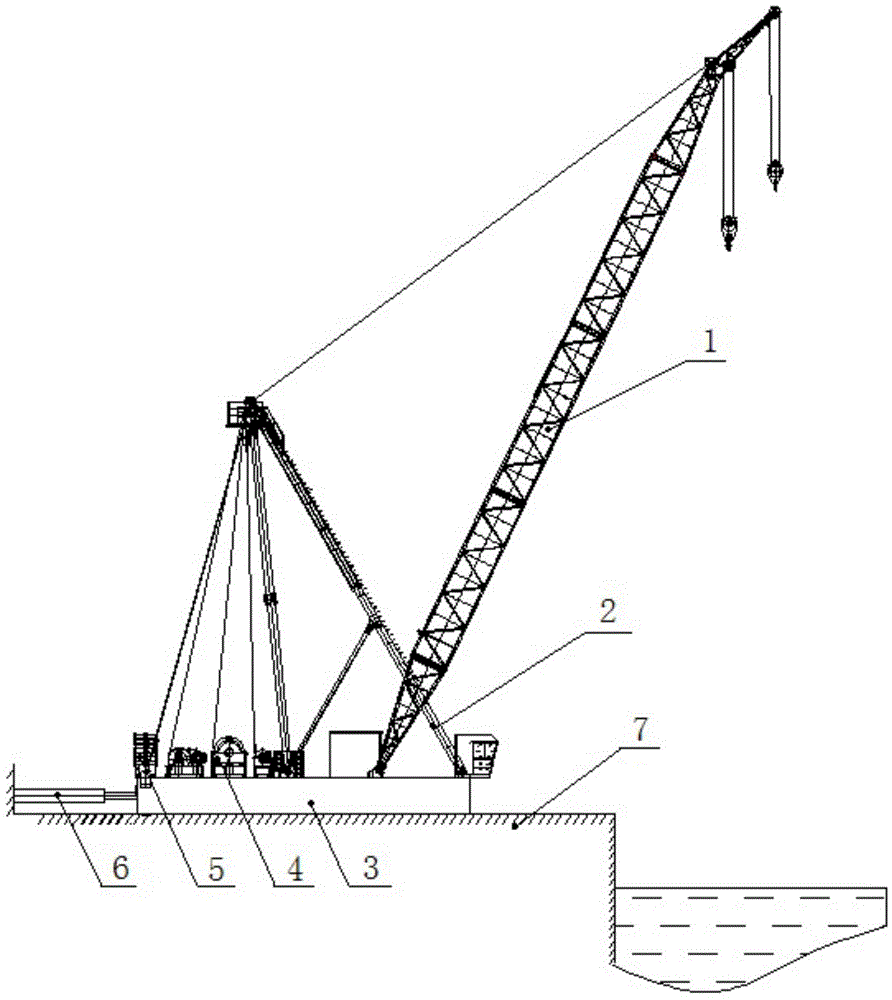 码头吊机结构分析图图片