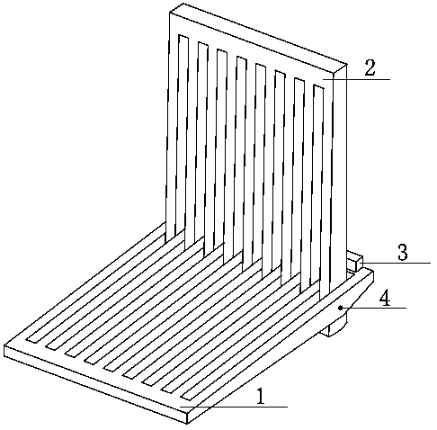 一种壁挂式可折叠沙发