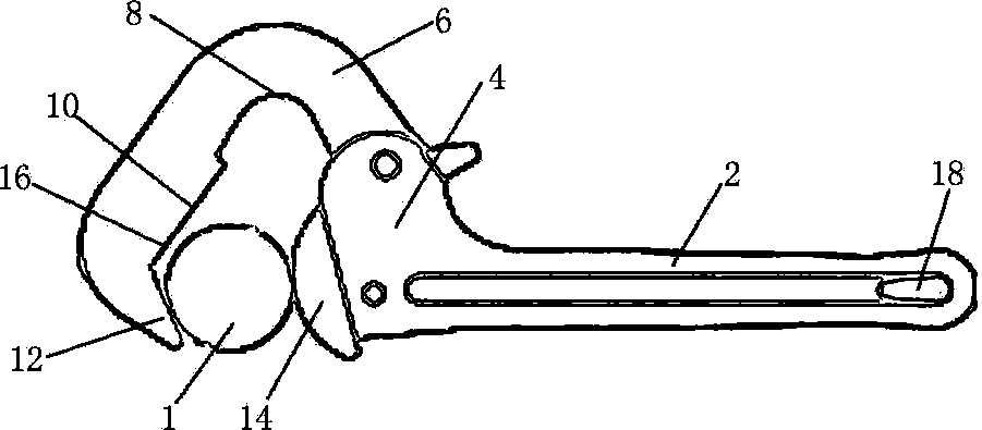 一种新型快抓管钳