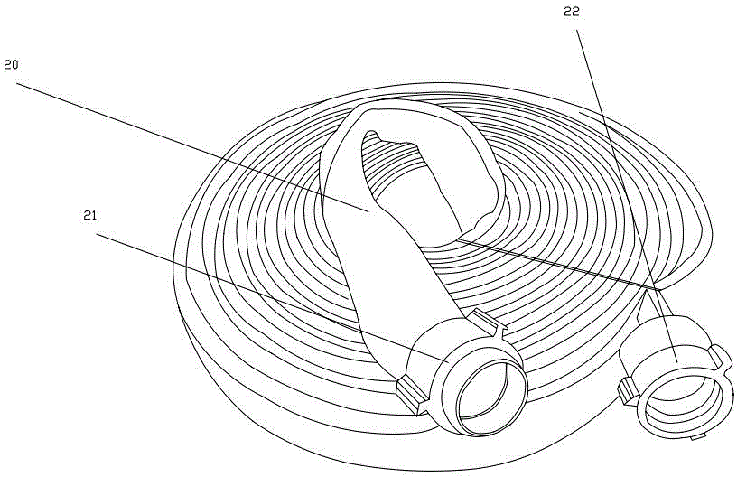 一种带快速补漏装置的消防水带及其使用方法