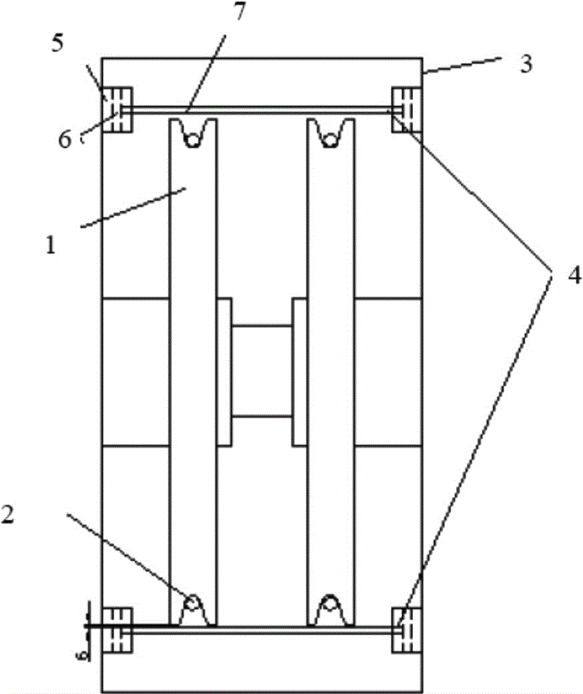 桥式起重机定滑轮钢丝绳防脱槽装置