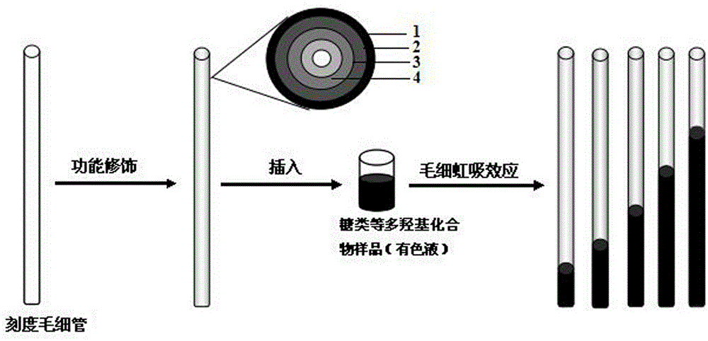 cn104698093a_基于毛细管虹吸效应与苯硼酸识别原理的多羟基化合物