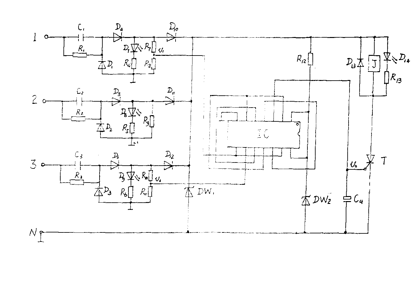 相序保护器电路原理图图片
