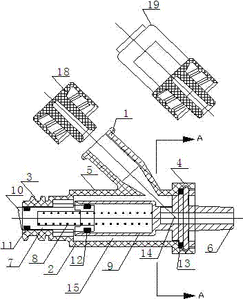 cn104758997a_一种一体式微阻力无针防逆流输液正压接头失效