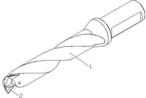 一种可换刀头式钻头