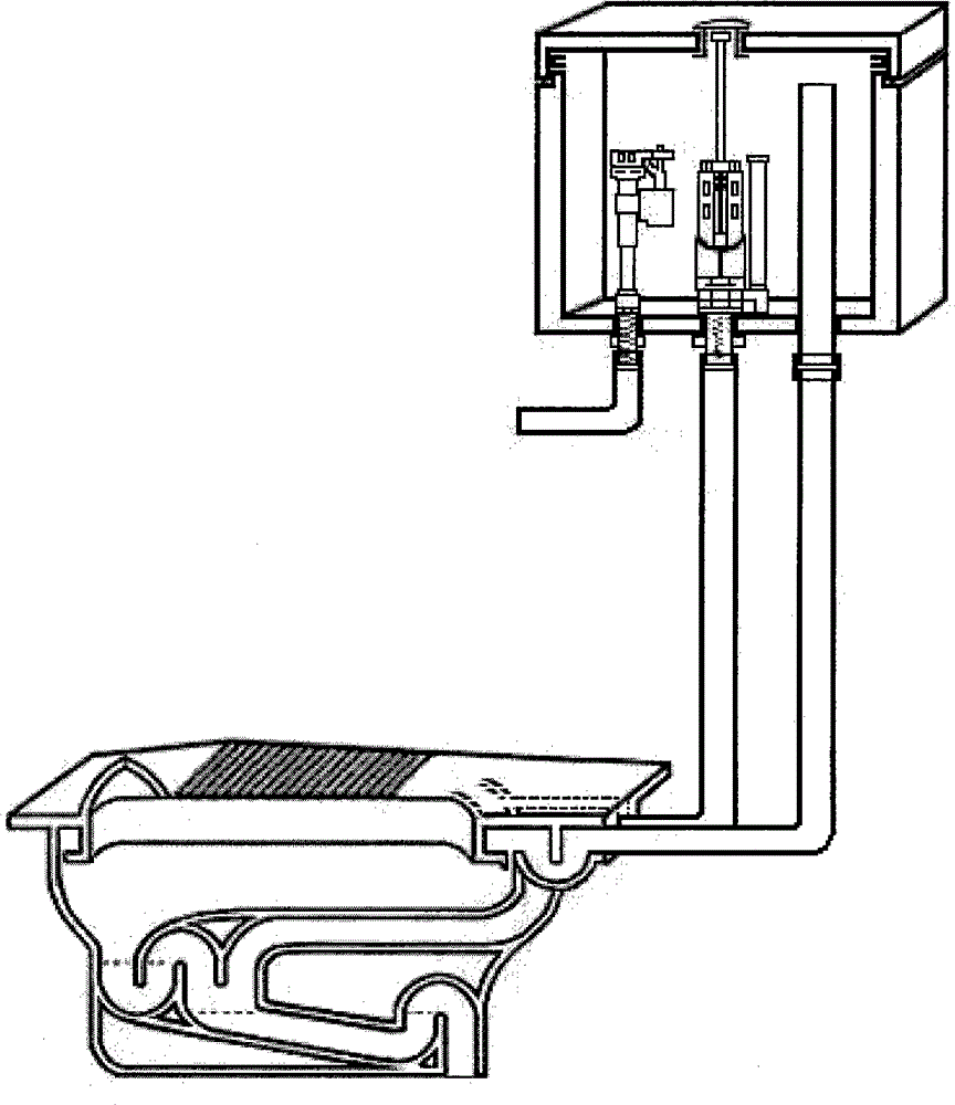 水氣連動蹲便器