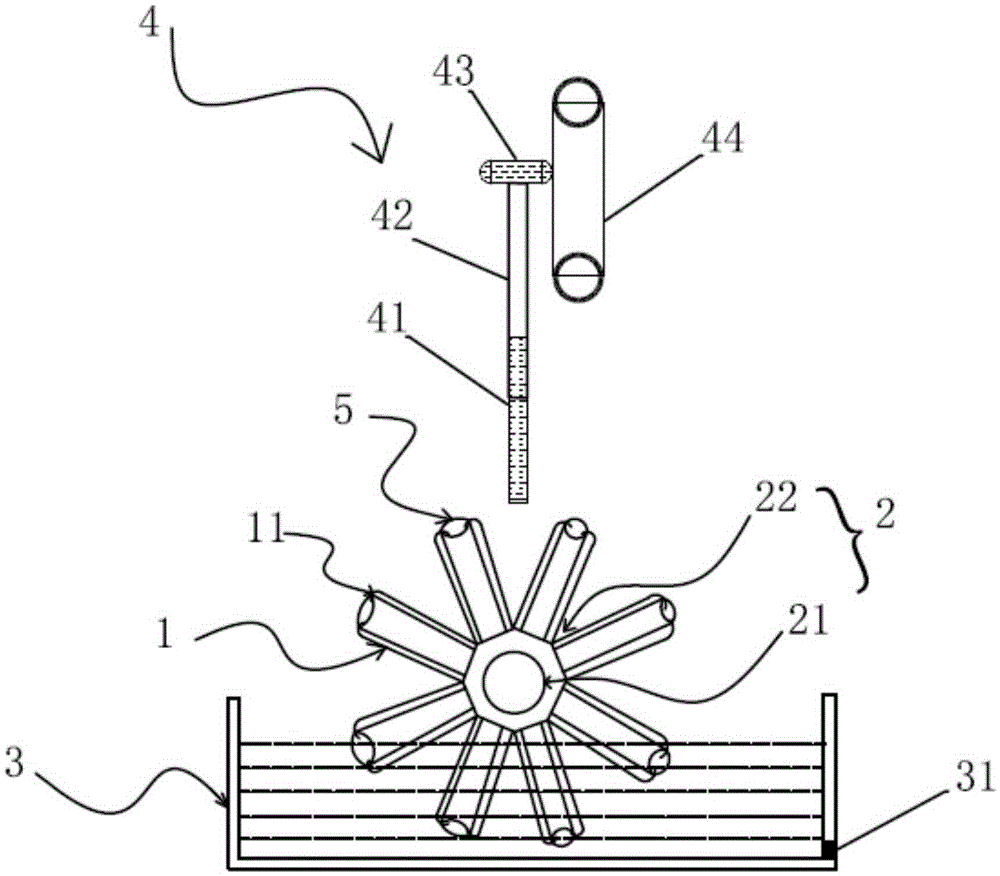 一种试管刷洗装置