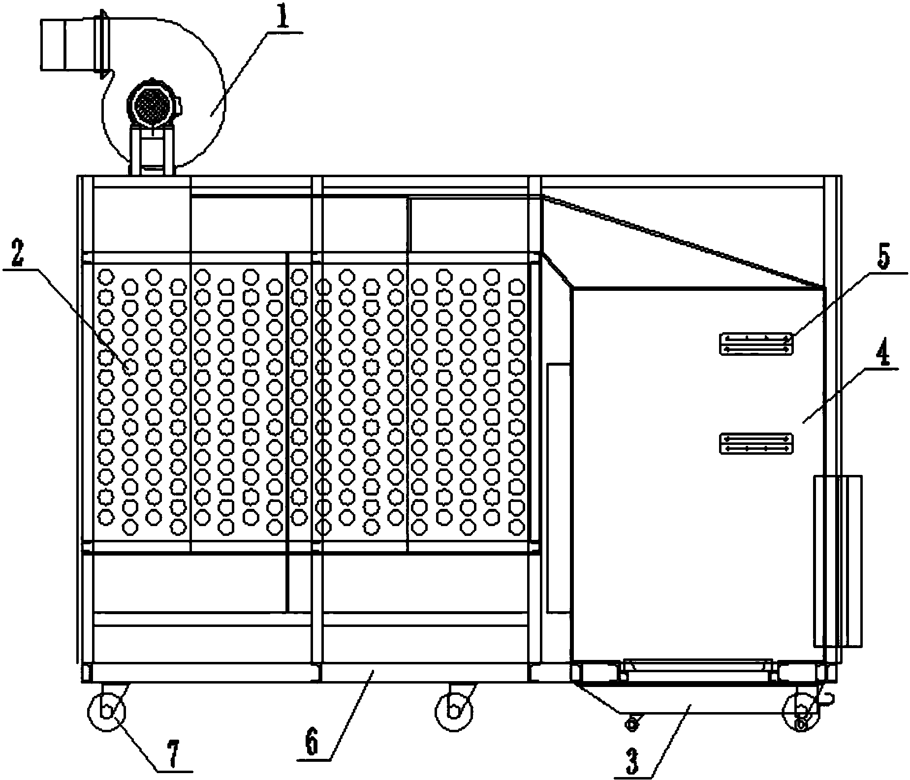 cn105423547a_一种用于粮食烘干机的高效燃煤热风炉失效