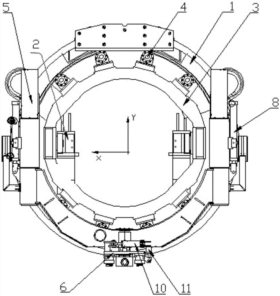 一种盾构机管片拼装机装置