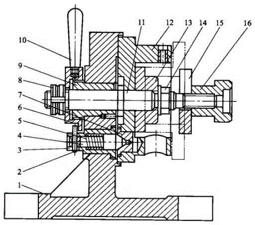 本发明公开了一种回转分度钻模,以提高钻削套类零件壁上孔的工作效率