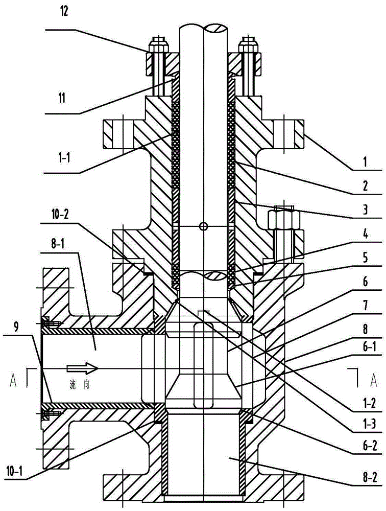 金属催化剂专用高耐磨切断角阀