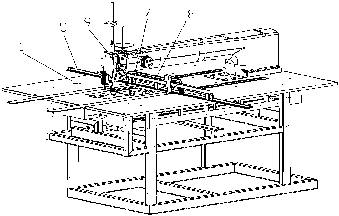 cn105734853a_一种服装模板缝纫机的模板驱动机构失效