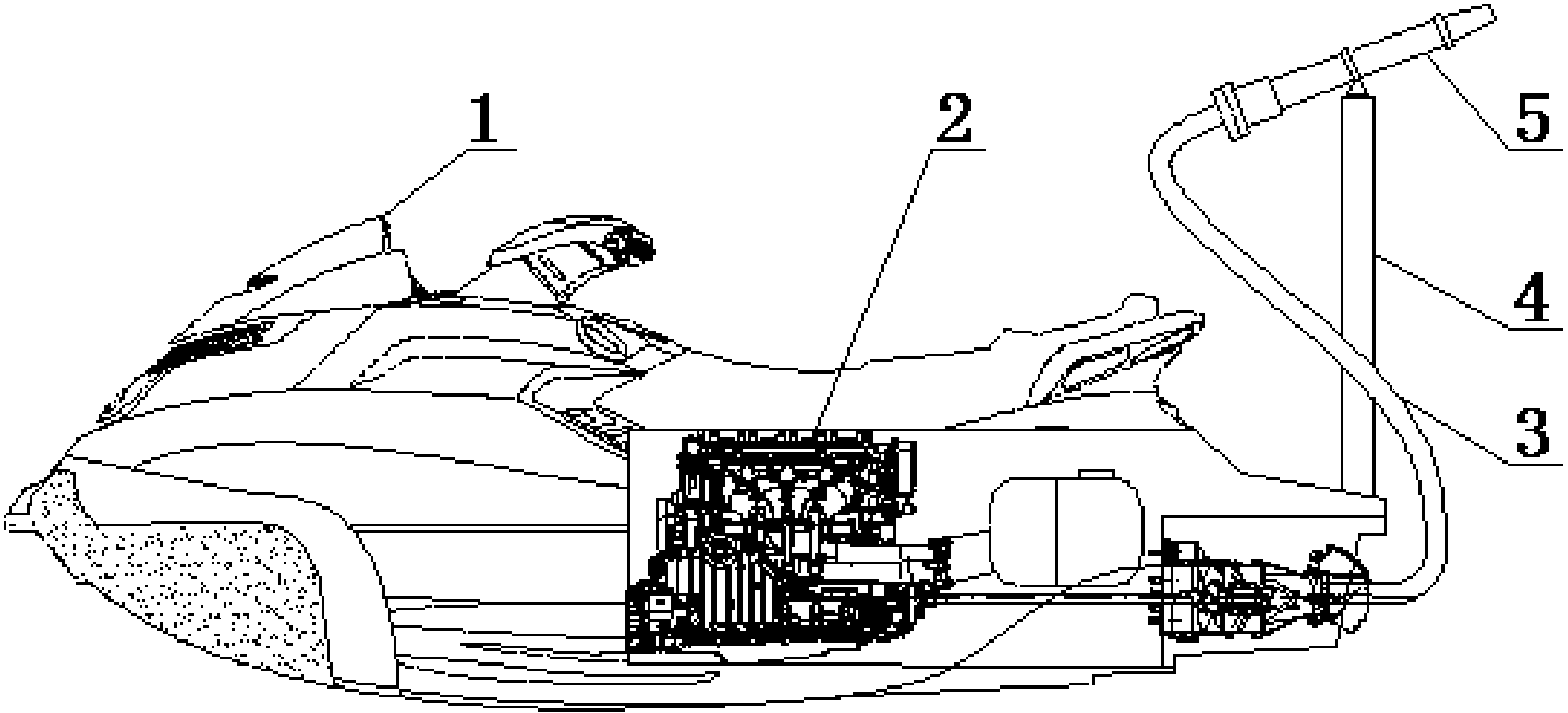 摩托艇外壳尺寸结构图图片