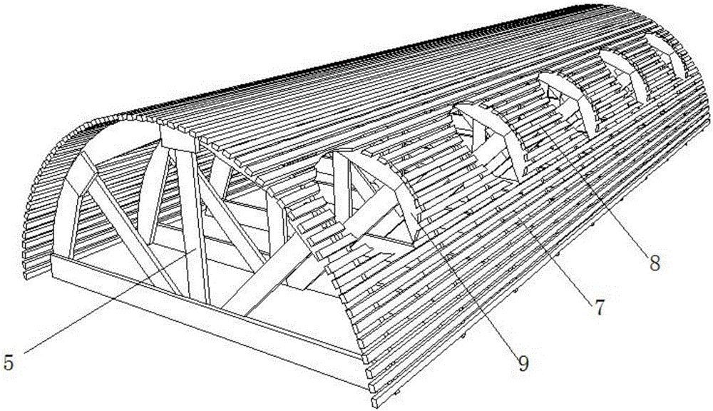 基于bim技术的焦炉直段烟道拱胎施工方法