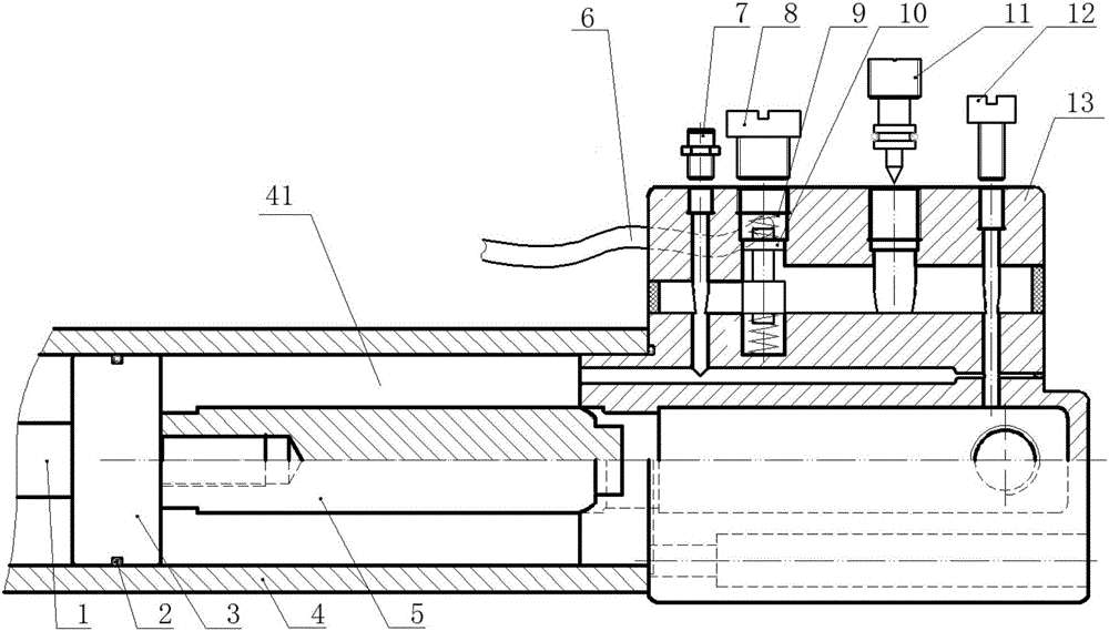 压力反馈式气缸缓冲装置