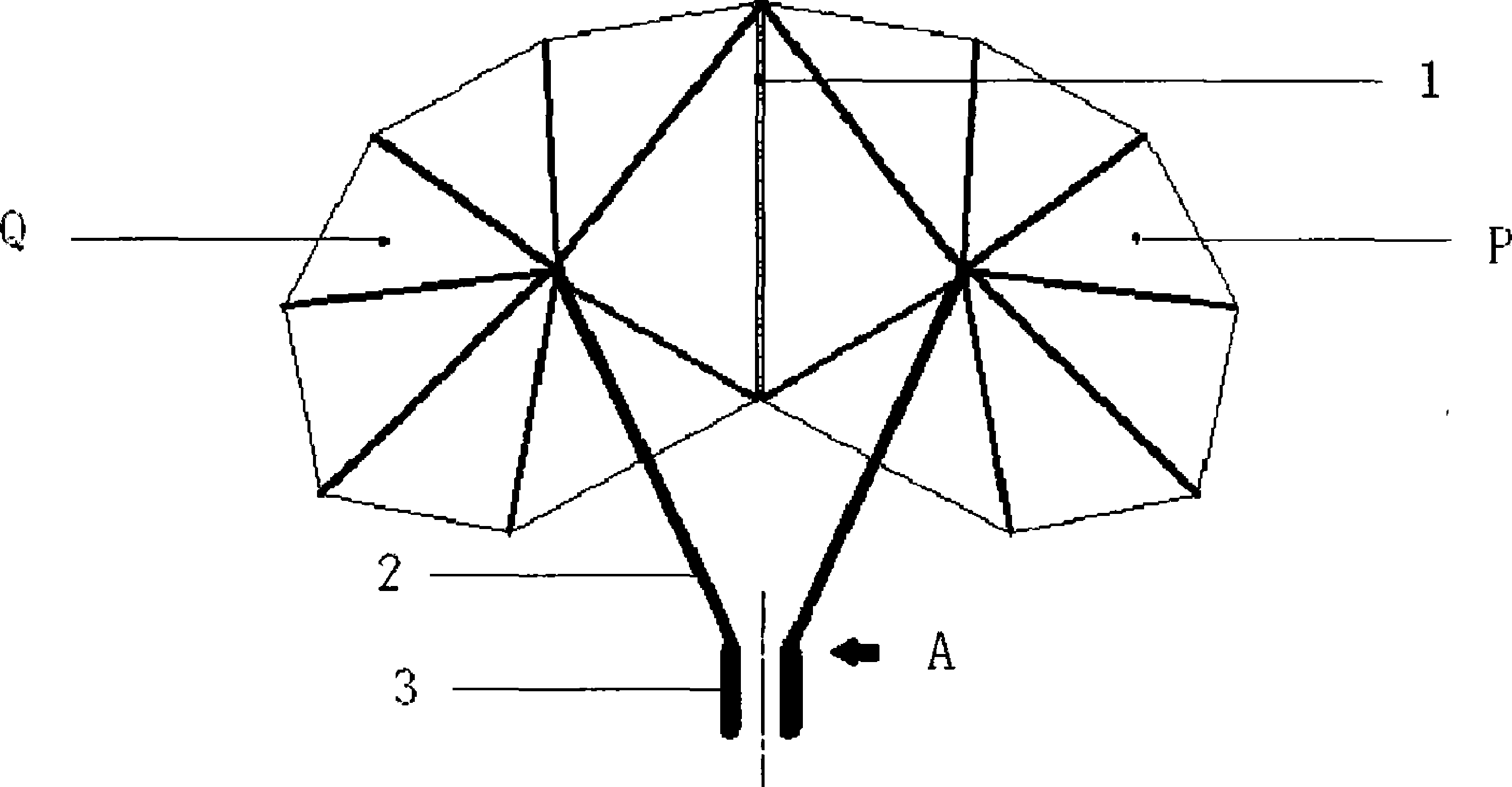 伞的结构图解图片