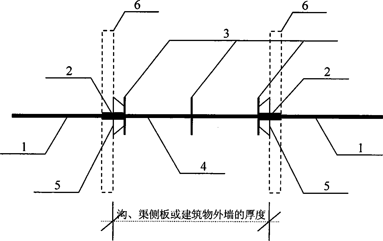 节能型分段式止水对拉螺杆装置