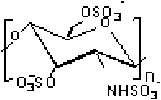 硫酸酯?壳聚糖,其结构式如下,其中n为聚合度:2～200;该化合物的活性