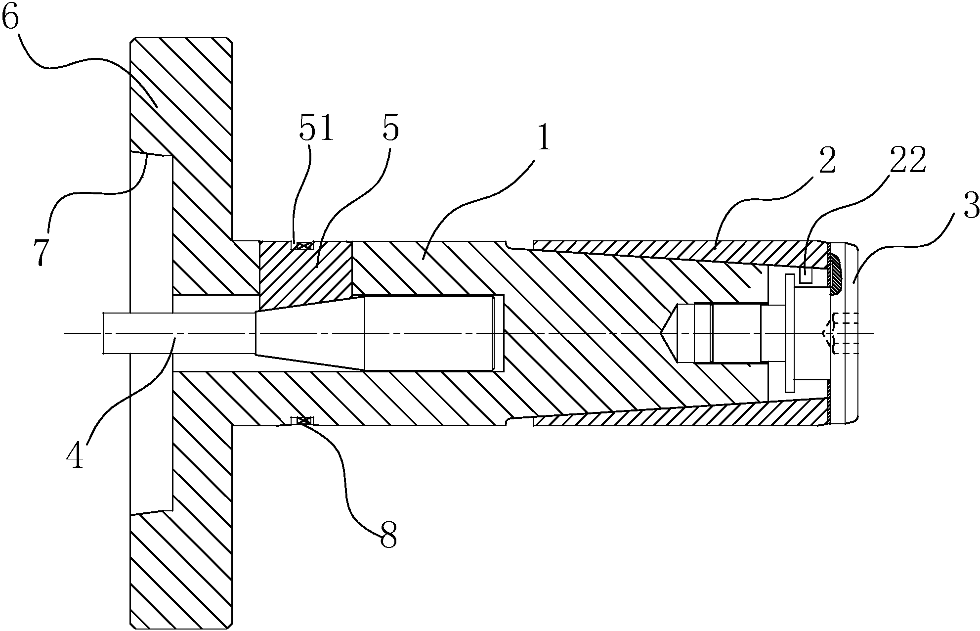 cn106041150a_一种具有多个支撑部位的外涨芯轴有效