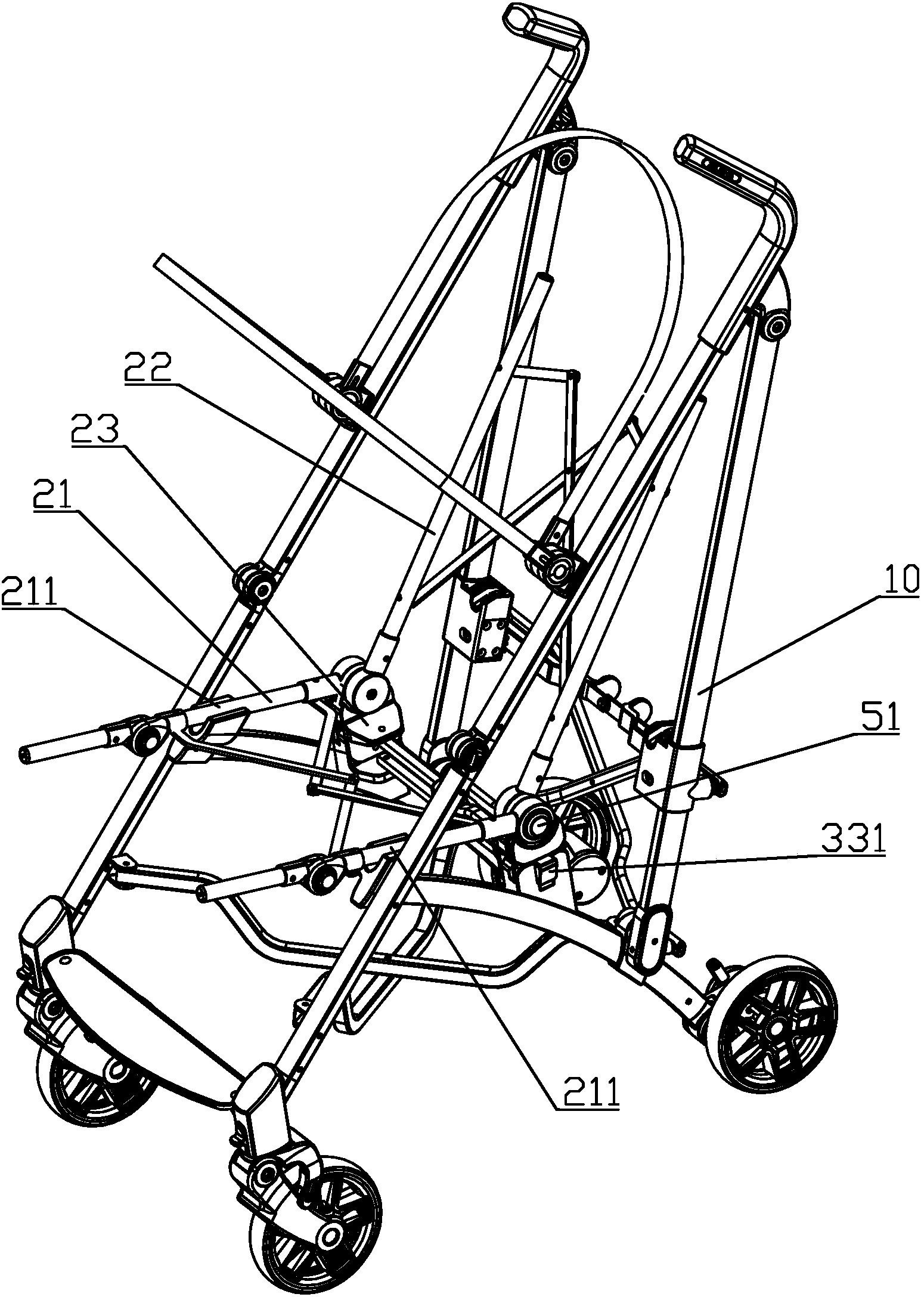 手推车的基本结构图图片